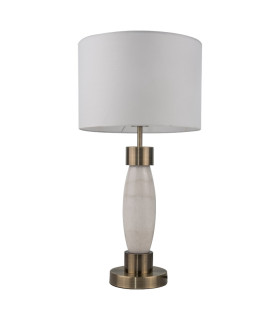 Amelia Marble Table Lamp Antique Brass-1