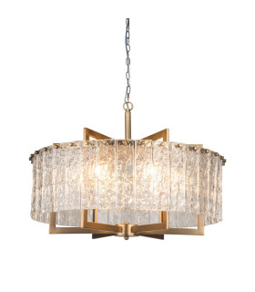 Ariana 6 Light Pendant Ceiling Light Brushed Bronze-2