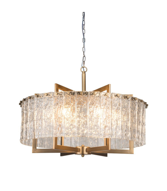 Ariana 6 Light Pendant Ceiling Light Brushed Bronze-2