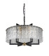 Ariana 6 Light Matt and Gold Pendant Ceiling Light Black-1