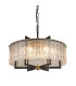 Ariana 6 Light Matt and Gold Pendant Ceiling Light Black-2