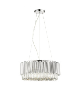 Astoria 13 Light Crystal Pendant Ceiling Light with Polished Chrome-1