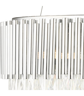 Astoria 13 Light Crystal Pendant Ceiling Light with Polished Chrome-2