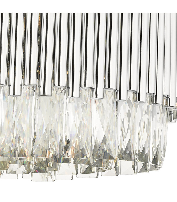 Astoria 13 Light Crystal Pendant Ceiling Light with Polished Chrome-3