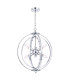 Atlas 6 Light Spherical Pendant Ceiling Light Polished Chrome-2
