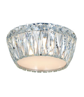 Aurora 3 Light Crystal Flush Ceiling Light-1