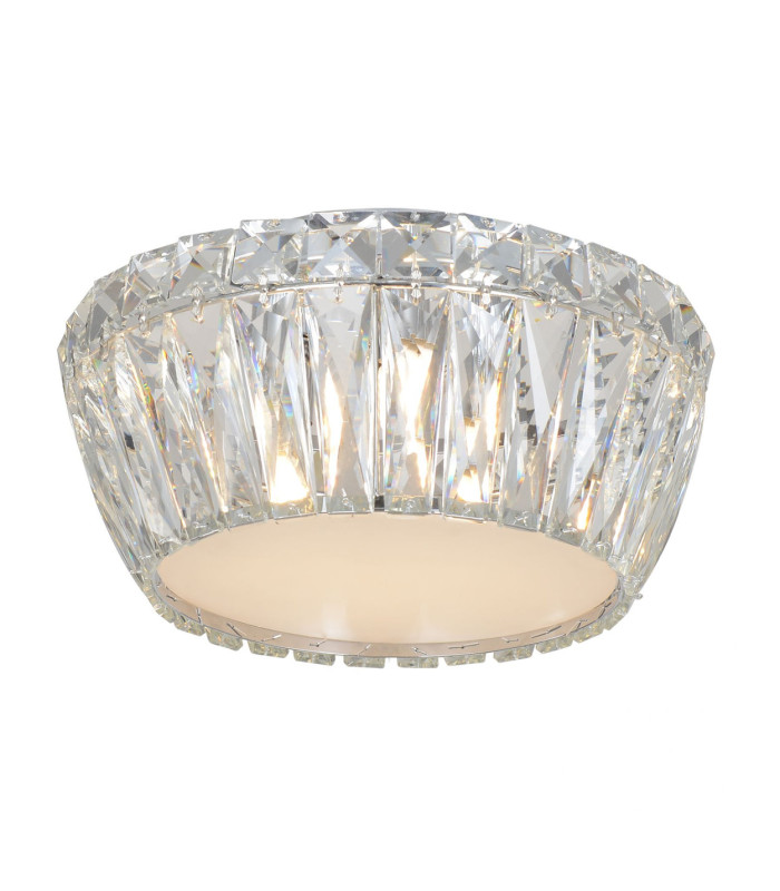 Aurora 3 Light Crystal Flush Ceiling Light-3