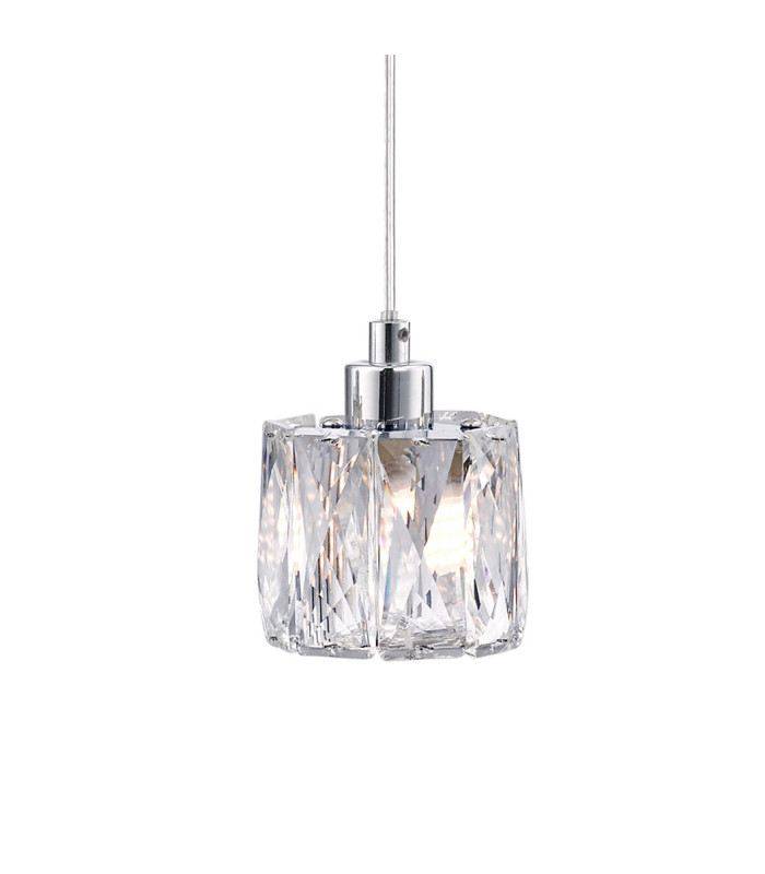 Aurora 3 Light Small Crystal Bar Pendant Ceiling Light-2