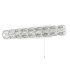 Aurora LED Crystal Bathroom Wall Light Polished Chrome IP44