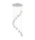 Aurora 12 Light Small Spiral Crystal Pendant Ceiling Light-3
