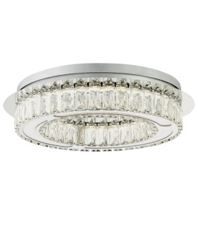 Aurora LED Bathroom Ceiling Light Polished Chrome IP44-1
