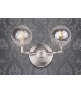 Barbara Wall Light Satin Chrome-2