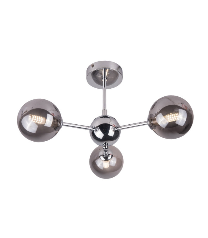 Barbara 3 Ceiling Light Semi Flush Ceiling Light Polished Chrome-3