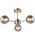 Barbara 3 Ceiling Light Semi Flush Ceiling Light Satin Chrome-3