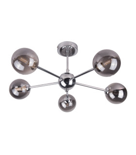 Barbara 5 Ceiling Light Semi Flush Ceiling Light Polished Chrome-1
