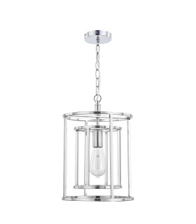 Chester Pendant Ceiling Light Satin Chrome-2