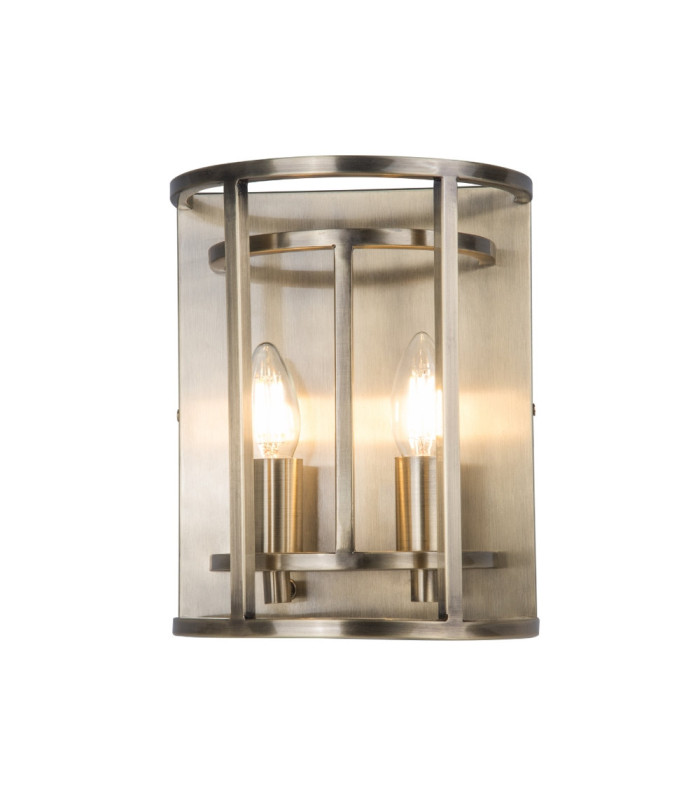 Chester Wall Light Antique Brass-1
