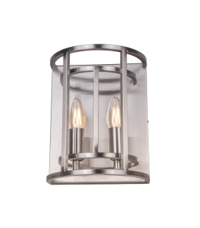 Chester Wall Light Satin Chrome-1