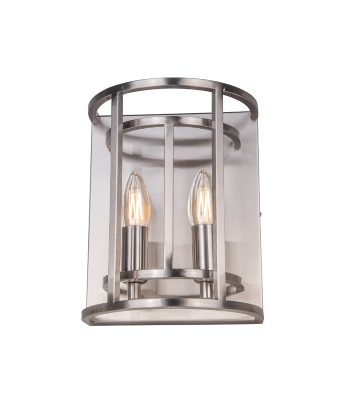 Chester Wall Light Satin Chrome-1