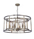 Chester 6 Light Pendant Ceiling Light Antique Brass
