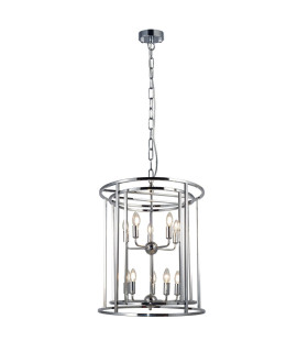 Chester 10 Light Large Pendant Ceiling Light Polished Chrome-1