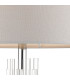 Chrysler and Crystal Table Lamp with Shade Polished Chrome-2