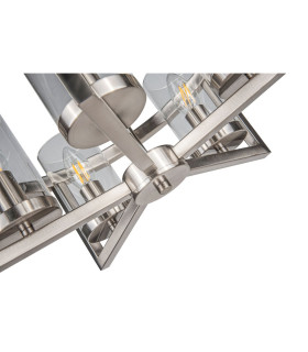 Costello 5 Ceiling Light Semi Flush Ceiling Light Satin Chrome-2