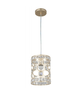 Diana Crystal Pendant Ceiling Light Champagne Gold
