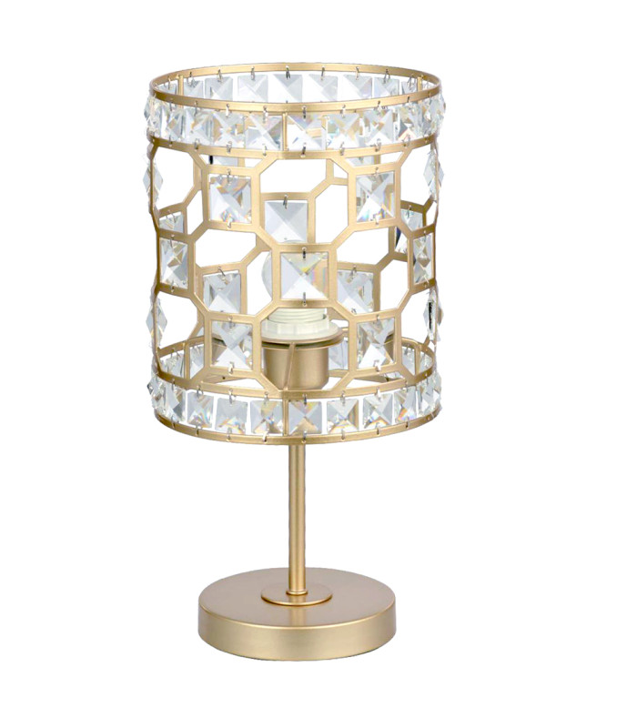 Diana Crystal Table Lamp Champagne Gold