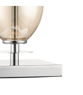 Dior Glass Table Lamp with Shade Amber-2