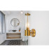 Eleanor Bathroom Wall Light Brushed Brass IP44-2