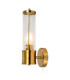 Eleanor Bathroom Wall Light Brushed Brass IP44-3