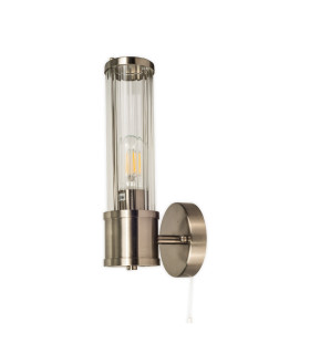 Eleanor Bathroom Wall Light Satin Chrome IP44-1