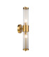 Eleanor Bathroom Wall Light Brushed Brass IP44-2