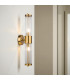 Eleanor Bathroom Wall Light Brushed Brass IP44-3