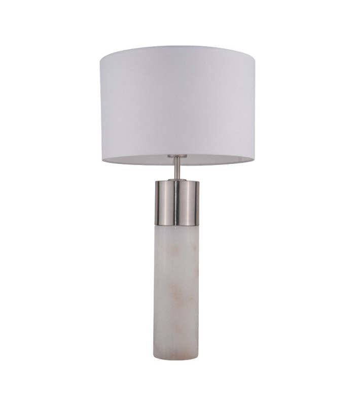 Freya Table Lamp Satin Chrome-1