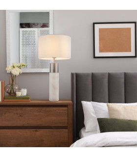 Freya Table Lamp Satin Chrome-2