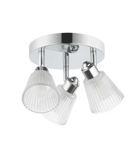Gatsby 3 Light Bathroom Ceiling Light Polished Chrome IP44-1