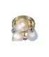 Gatsby 3 Light Bathroom Ceiling Light Satin Brass IP44-1