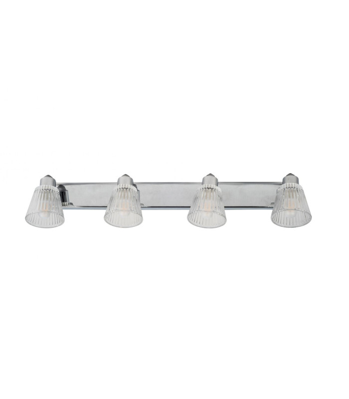 Gatsby 4 Light Bathroom Ceiling Light Polished Chrome IP44-1