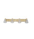 Gatsby 4 Light Bathroom Ceiling Light Satin Brass IP44-1