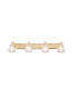 Gatsby 4 Light Bathroom Ceiling Light Satin Brass IP44-4
