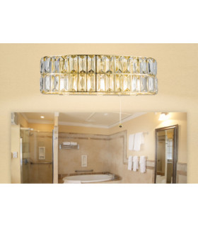 Haley 3 Light Bathroom Wall Light Pull Cord Satin Brass IP44-2