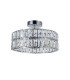 Haley 4 Light Bathroom Crystal Ceiling Light Polished Chrome IP44-1