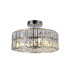 Haley 4 Light Bathroom Crystal Ceiling Light Polished Chrome IP44-2