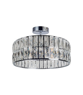 Haley 6 Light Bathroom Crystal Polished Chrome IP44-1