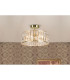 Haley 6 Light Bathroom Crystal Satin Brass IP44-2