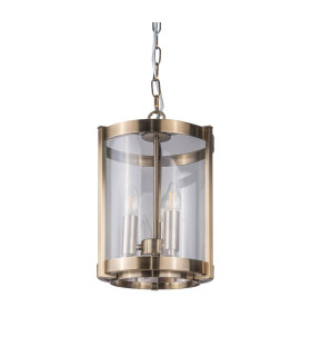 Hudson Single Pendant Ceiling Light Antique Brass-1