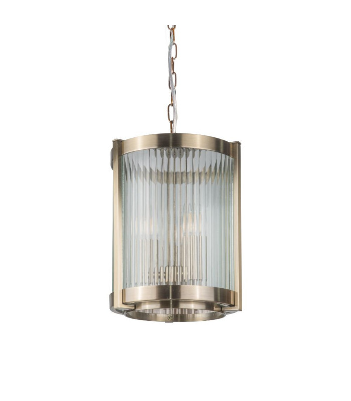 Hudson Single Pendant Ceiling Light Antique Brass-2