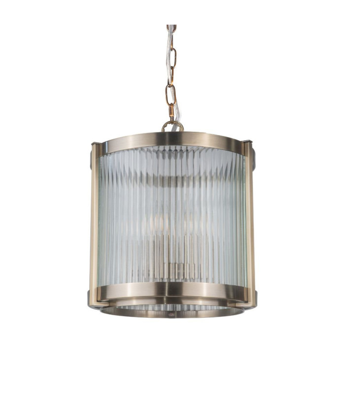Hudson Single Pendant Ceiling Light Antique Brass-2